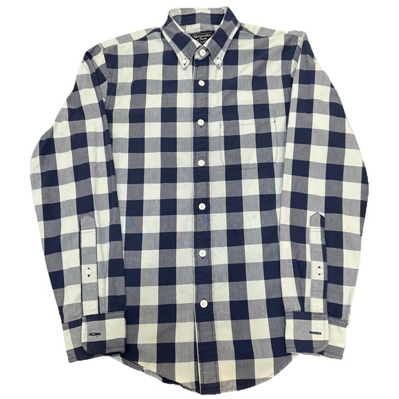 Abercrombie & Fitch Other - Abercrombie & Fitch Button Down Shirt Blue/Green Check Men's Size Small